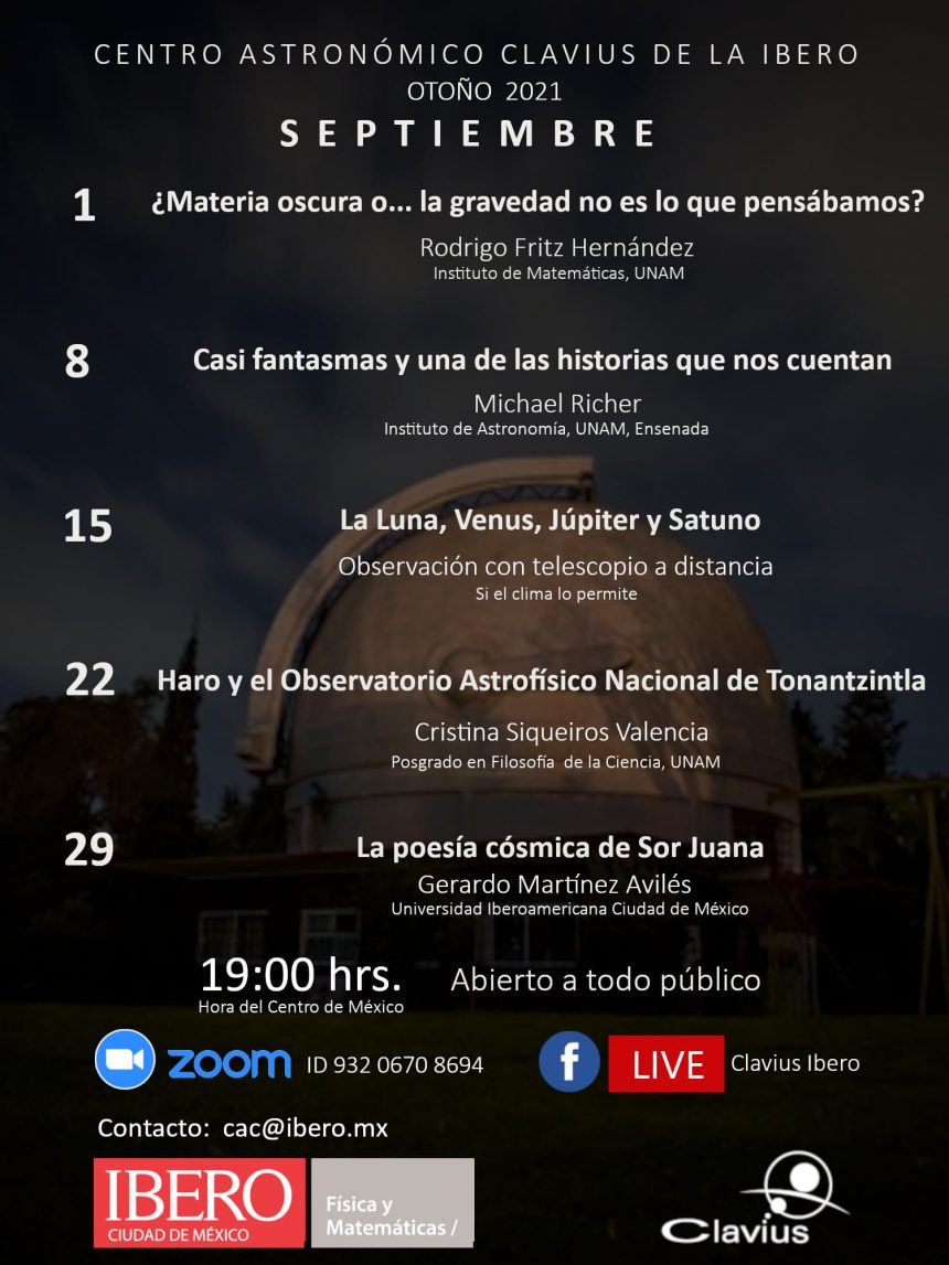 Conferencias septiembre 2021